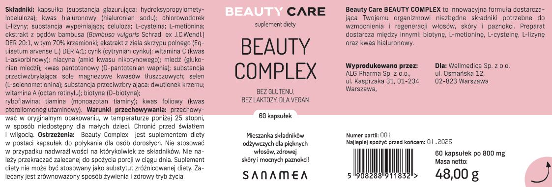SANAMEA BEAUTY CARE  BEAUTY COMPLEX