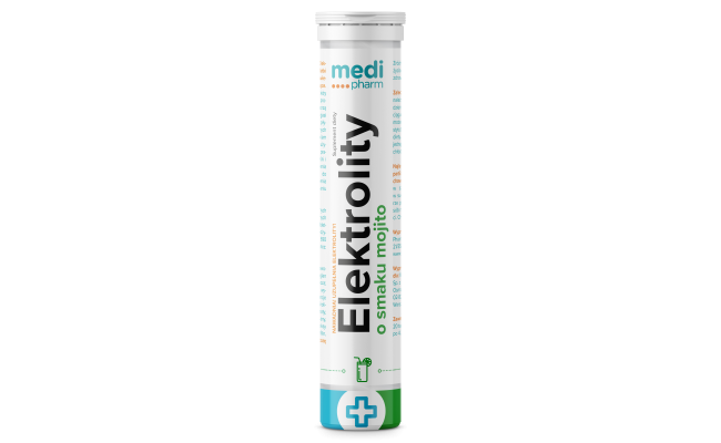 Elektrolity o smaku moijto 