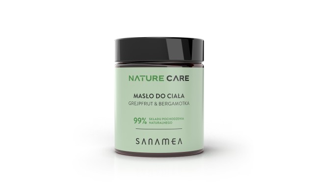 SANAMEA NATURE CARE Masło do ciała - Grejpfrut & Bergamotka